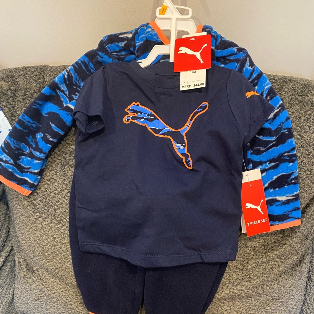 PUMA. 3 piece fleece set